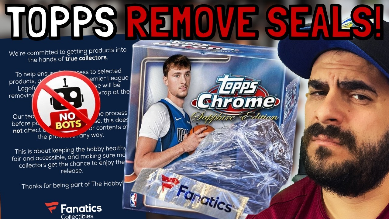 Will This STOP Sports Card Scalpers? 🚨 Fanatics REMOVE Seal From Wax