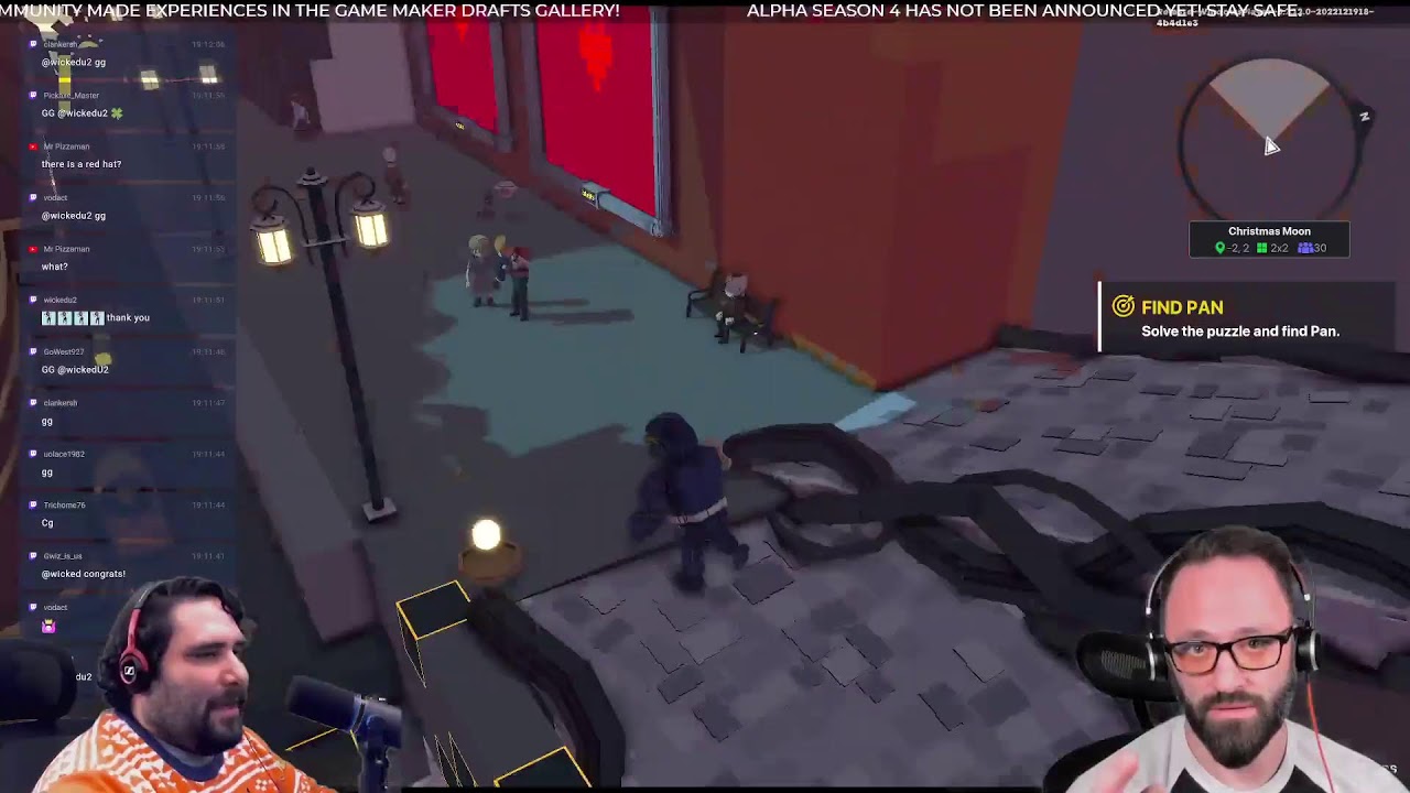 Seasons Greeting from The Sandbox Wednesday Stream with @KamiSawZe and @LukusIsRight