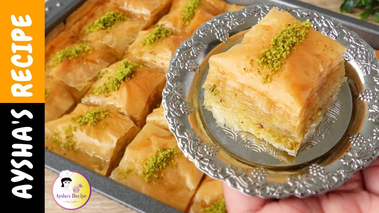 বাকলাভা - ঈদ স্পেশাল ডেজার্ট | Baklava Recipe Bangla -- Middle Eastern Popular Dessert