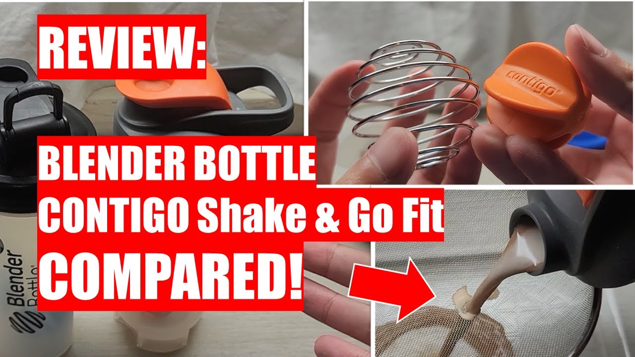 ОБЗОР: Бутылка-шейкер Blender Bottle Classic против Contigo Shake & Go Fit &mdash; СРАВНЕНИЕ бутылок-ше...