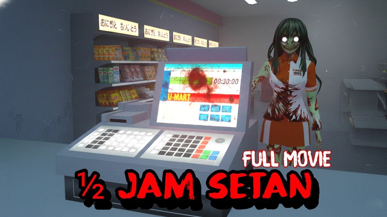 1/2 JAM SETAN [FULL MOVIE] || Sakura Horor || Sakura Hantu || Sakura School Simulator || Film Horor