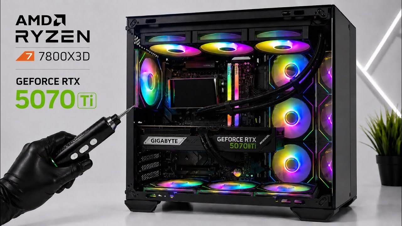  Ultimate Ryzen 7 7800X3D + RTX 5070Ti Gaming PC Build 2026 | X870 Gaming WiFi | 1440p & 4K Beast 🎮