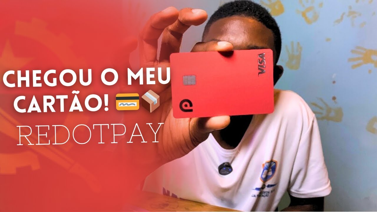 INCRÍVEL! Recebi Meu Cartão VISA Físico da RedotPay em Angola + Como Ativar Passo a Passo