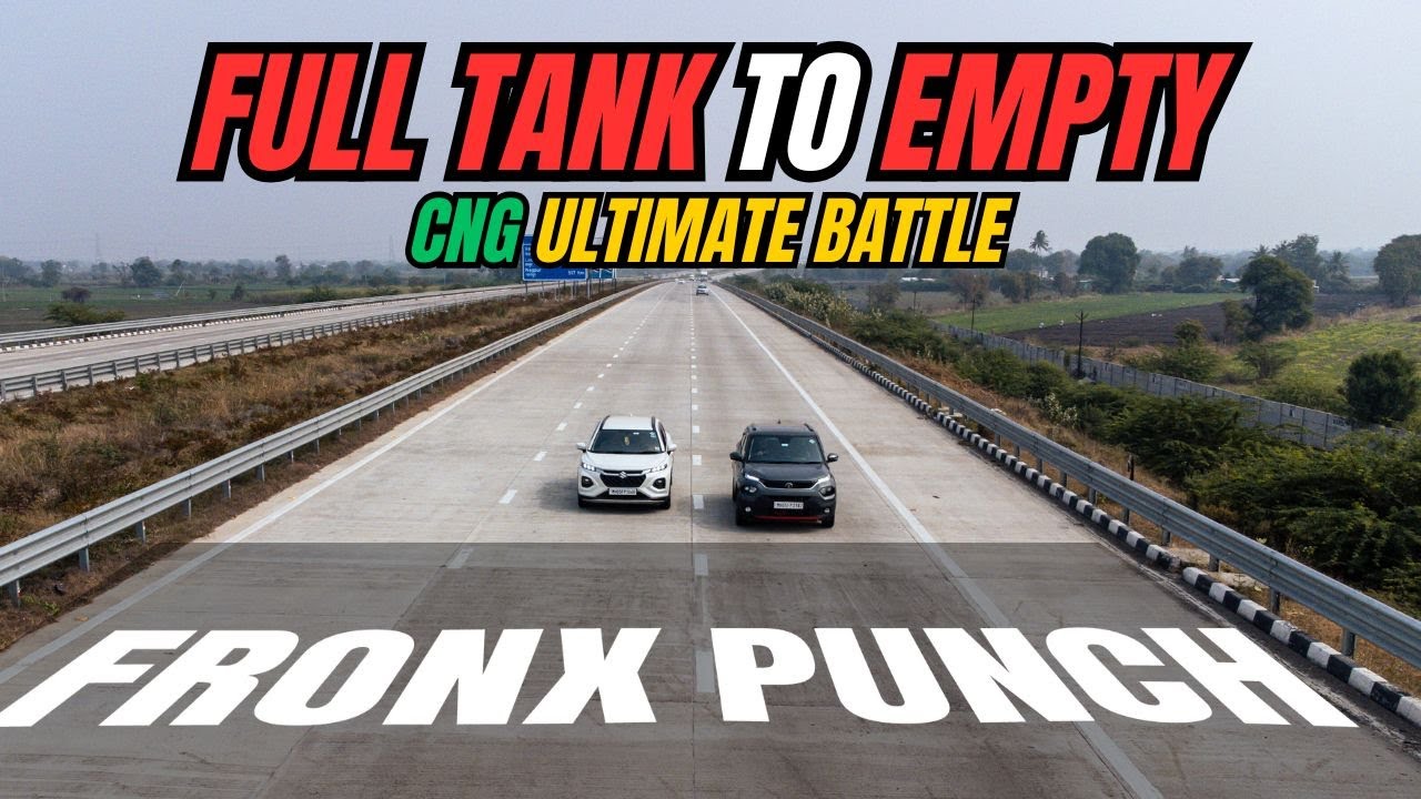 DID TATA Punch BEAT MARUTI SUZUKI Fronx in MILEAGE? | Ultimate CNG Mileage on Samruddhi Mahamarg