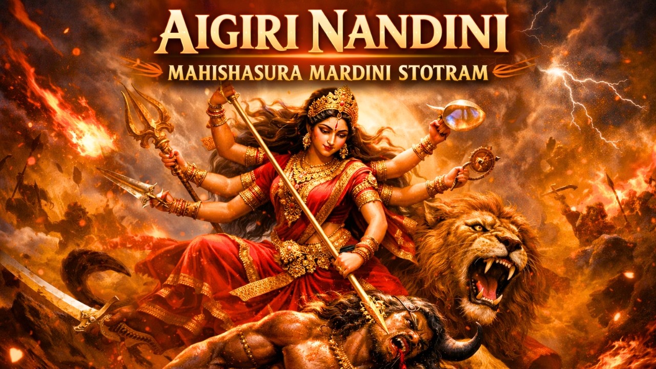 महिषासुरमर्दिनि स्तोत्रम् | Aigiri Nandini Stotram | Durga Devi Powerful Chant | Navratri Special
