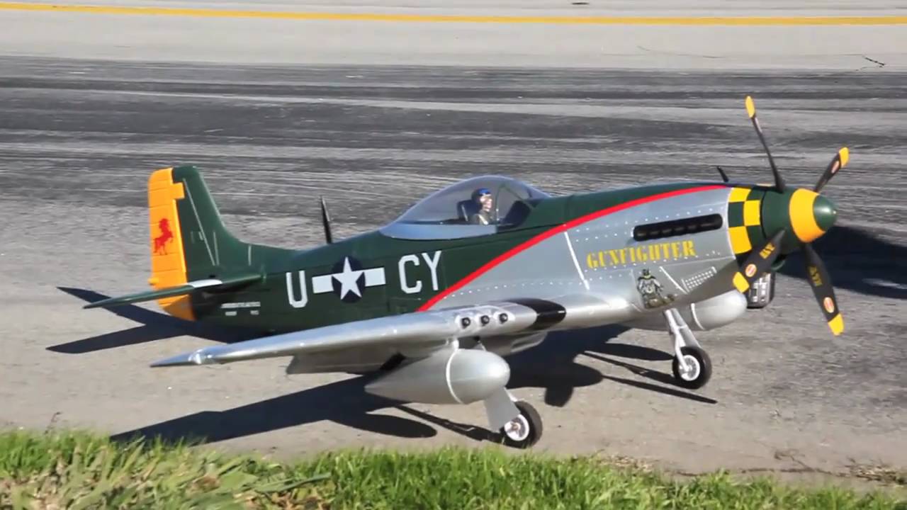 P-51 Mustang RC Warbird Flight Review in HD!