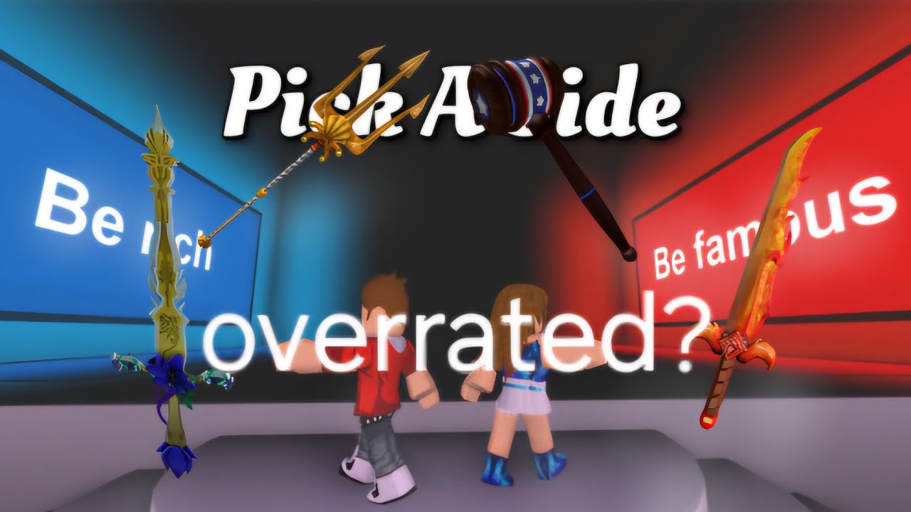 Most Overrated Roblox Pick a Side Weapons