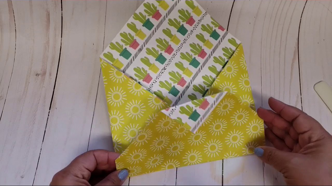 How To Make A Loaded Envelope 12×12 Paperpad~Project Share~No Tools Required💌