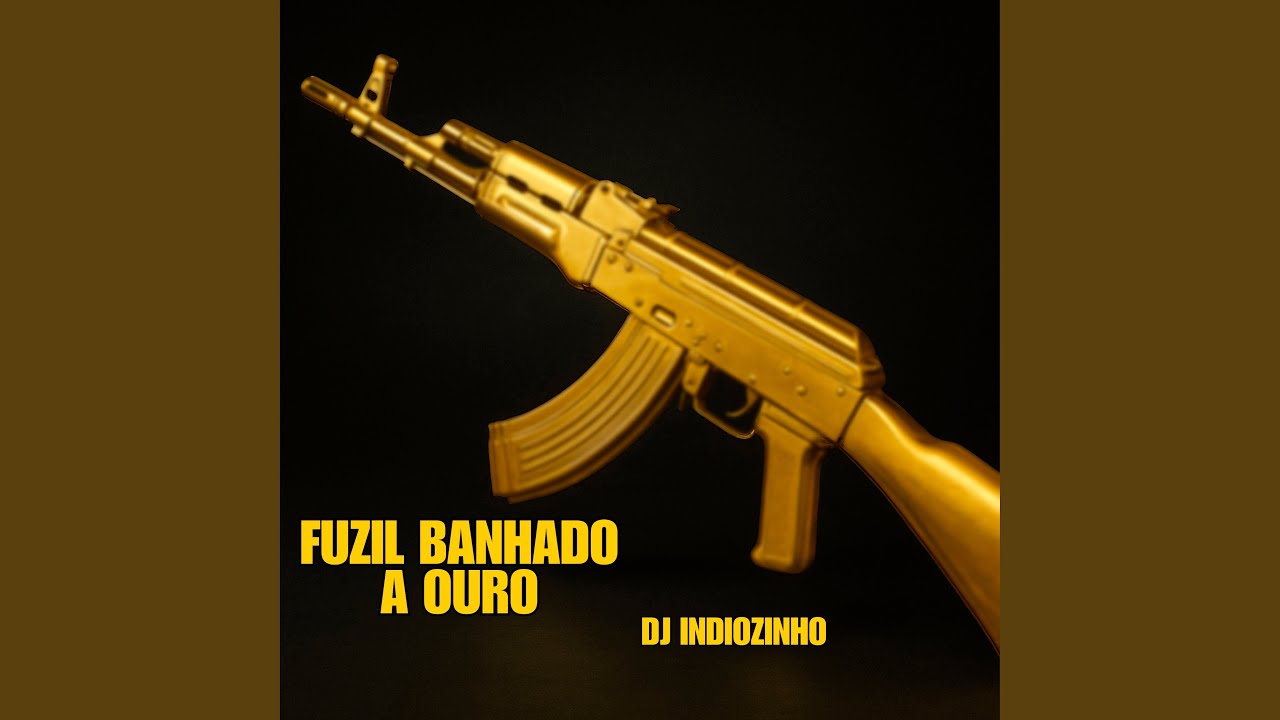 Fuzil Banhado a Ouro