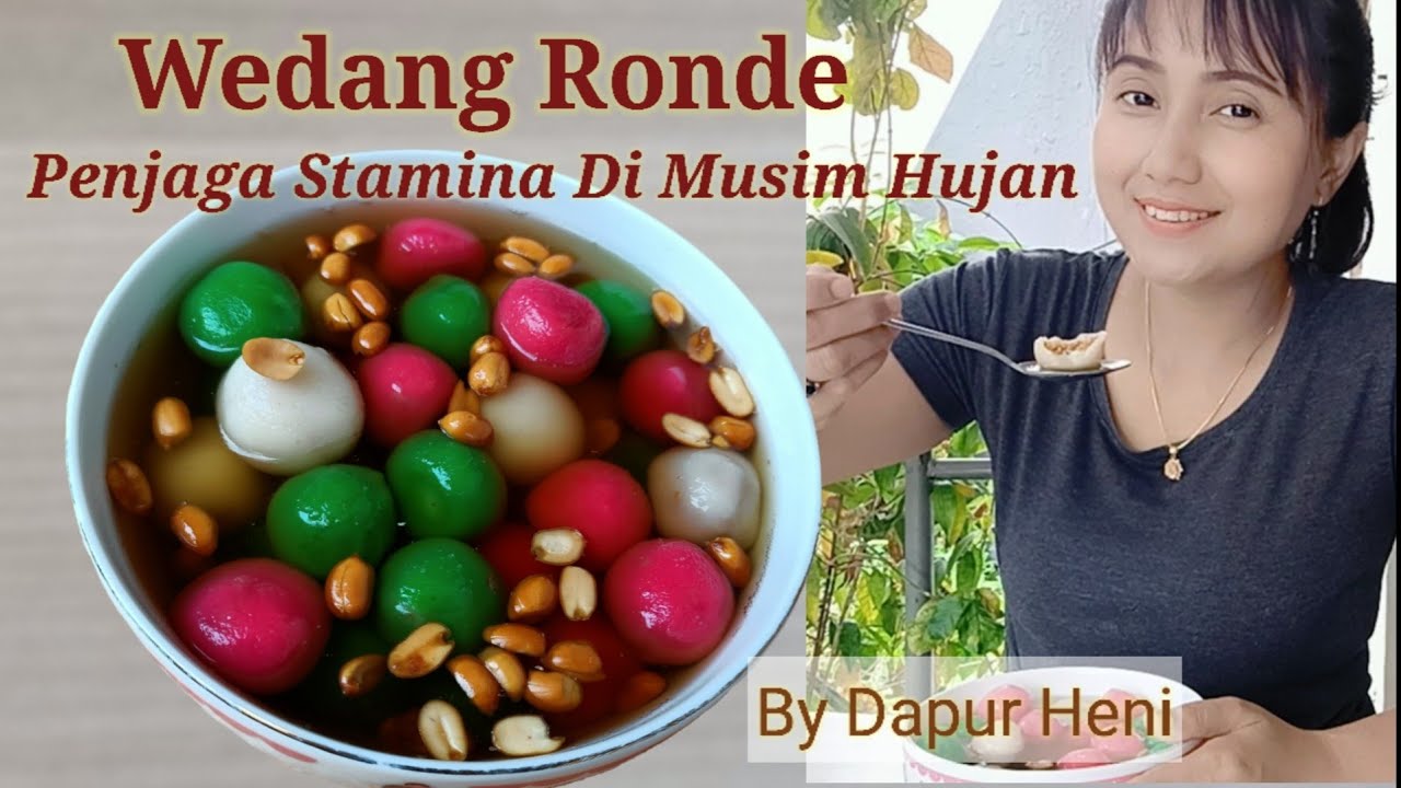 Resep Wedang Ronde Minuman Sehat Penjaga Stamina Saat Musim Penghujan