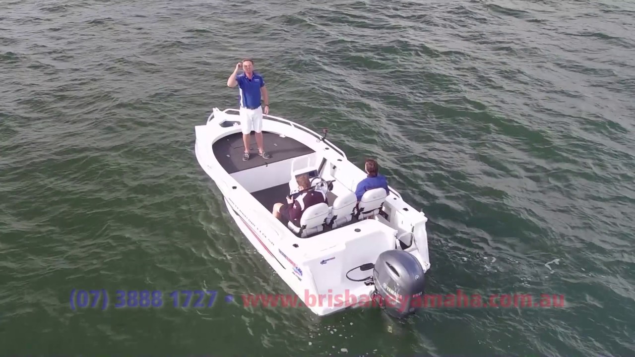 Обзор 4-тактной лодки Quintrex 610 Territory Legend + Yamaha F150HP | Brisbane Yamaha