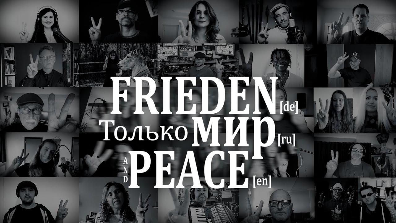 Musicvideo Frieden, tol´ko Mir and Peace (12:00 worldversion CC, 16 languages)