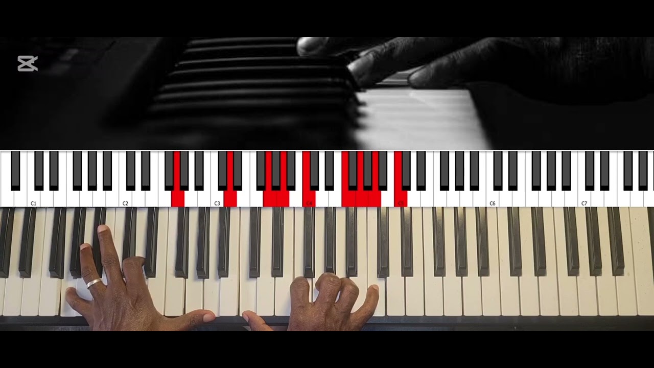 Chord vi-ii-iii (#jazz #churchmusic #piano #pianochords )