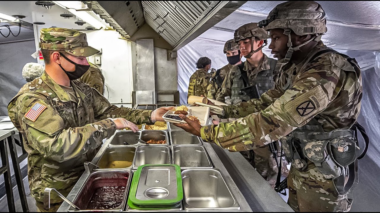 U.S. Army • Mobile Field Kitchen Feeds Hundreds of Soldiers on the Battlefield