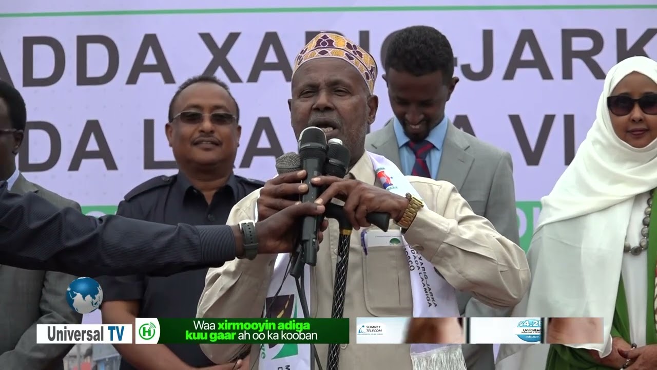 Gudoomiyaha Gobolka Banaadir ayaa Xariga ka jaray  wadada laamiga ah ee Via Moosko.