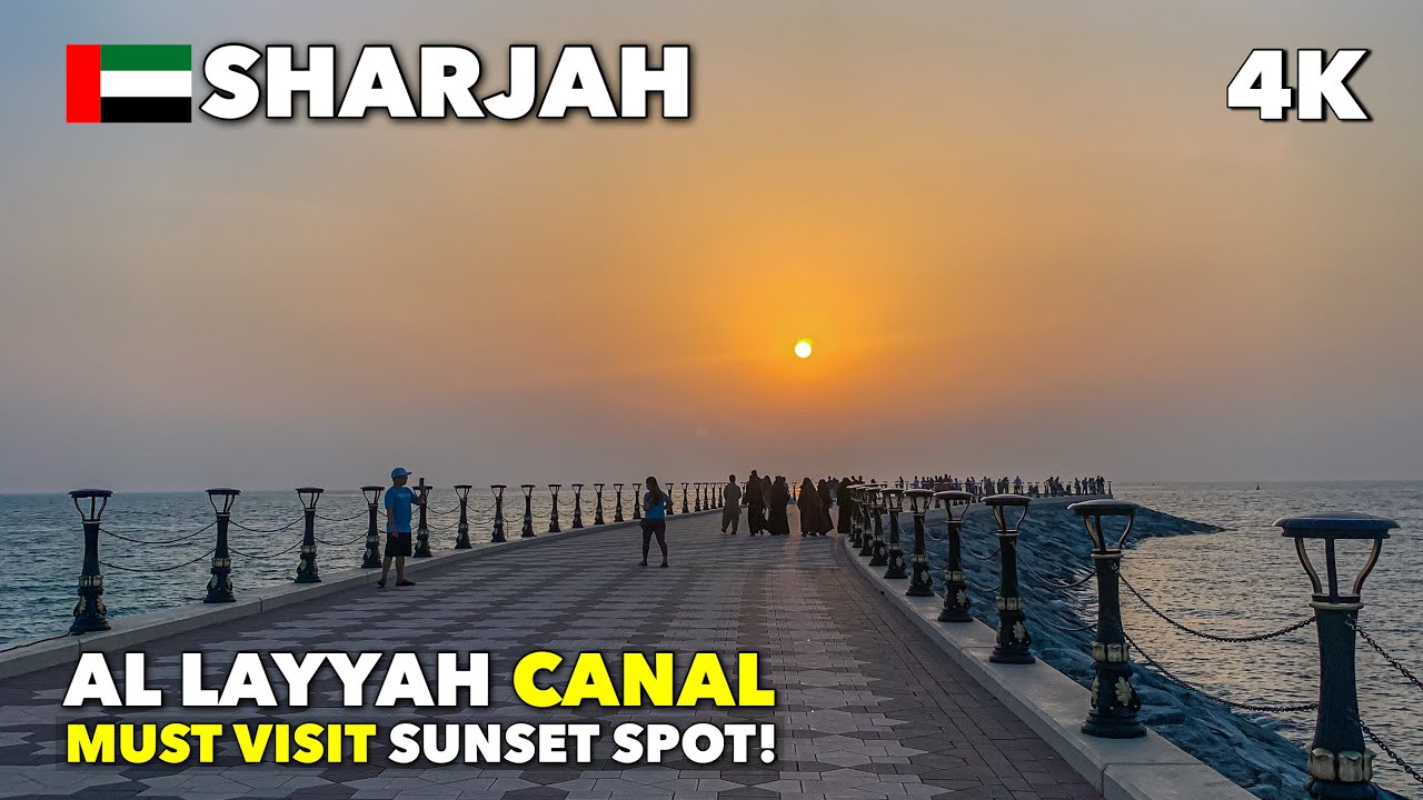 🇦🇪Al Layyah Canal Sharjah: Local Eats & Sunset Flavors in 2025!