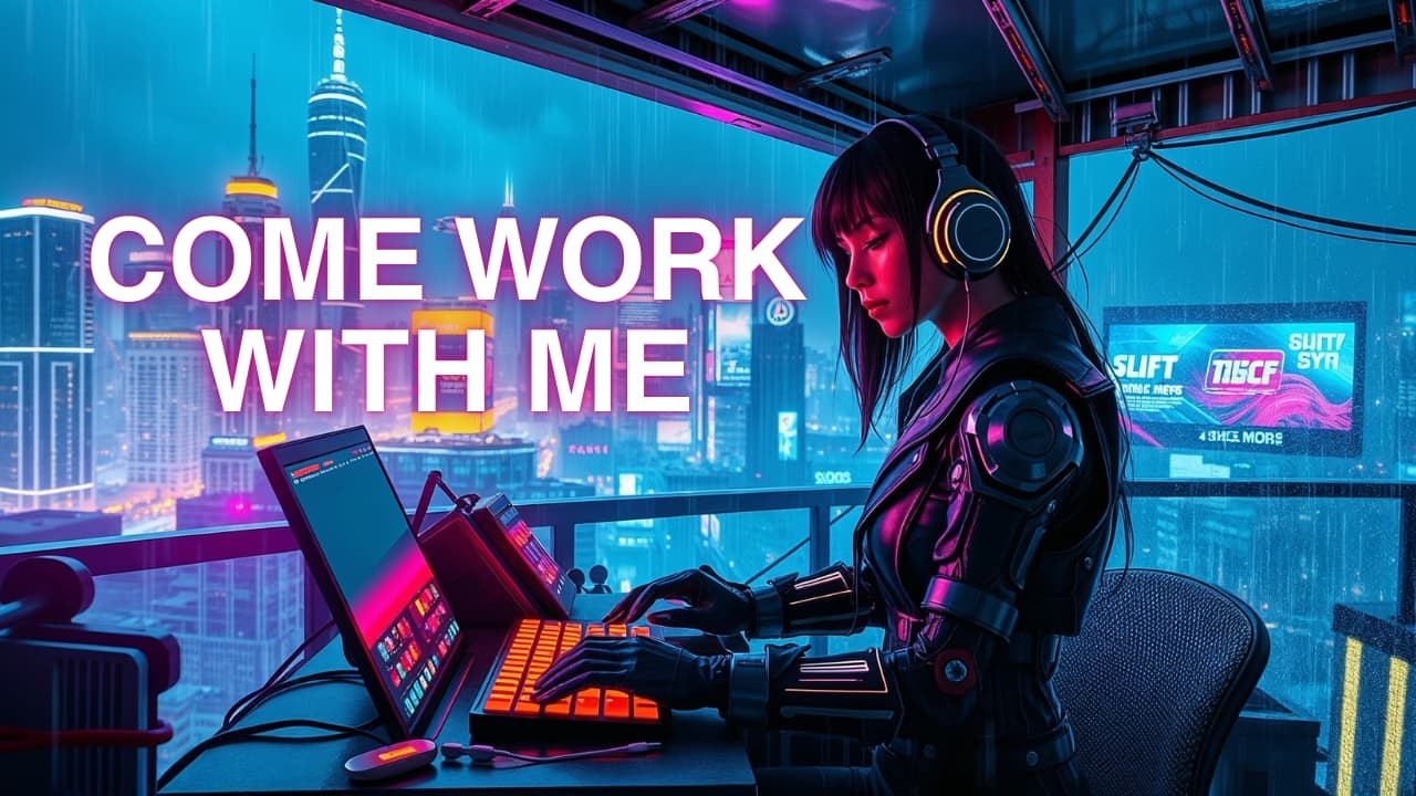 LoFi Girl: Neon Rain Sessions 🌧️ | Futuristic Beats to Focus Hard