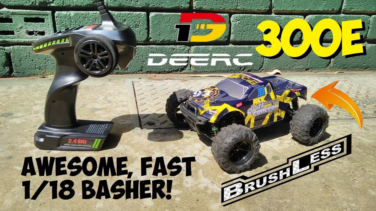 DEERC 300E Brushless 1/18 4X4 Monster Truck - Full Review