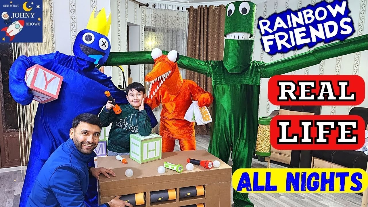 Johny Shows Rainbow Friends In Real Life ALL NIGHTS!