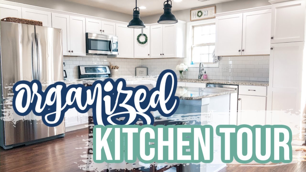 ORGANIZED KITCHEN TOUR | HOW TO ORGANIZE YOUR KITCHEN | MINIMALIST KITCHEN TOUR