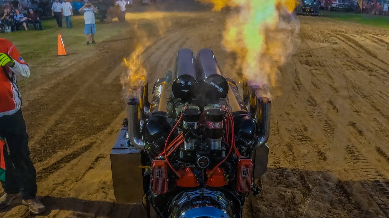 Rolls-Royce Powered Modified Tractor. Griffon Growl POV. Lufkin, Texas 2023