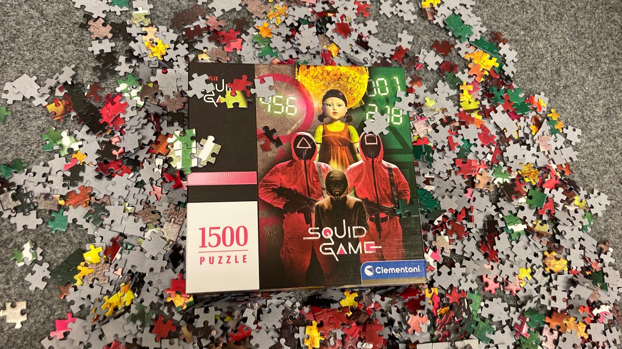 Squid game|Jigsaw puzzle|1500 pieces|Time lapse|#jigsaw #puzzle #squidgame #satisfying #video #look
