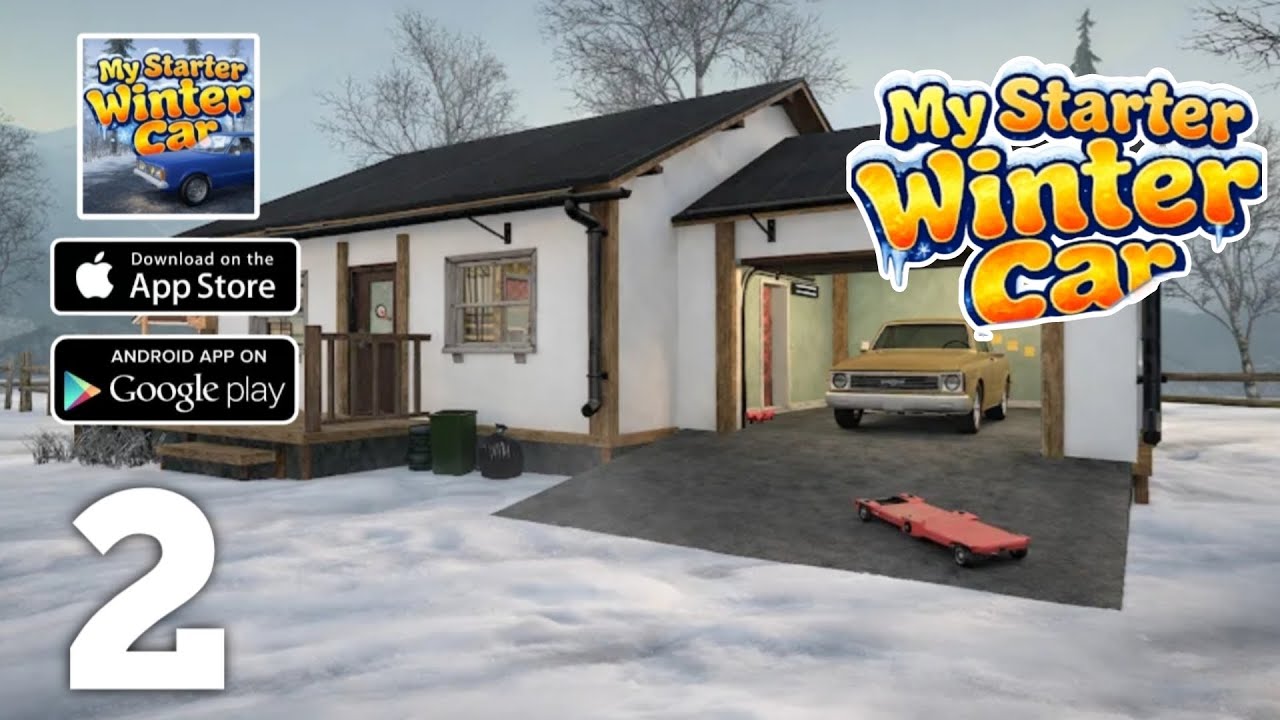 ❄️🔧 My Starter Winter Car | Part 2 – Mechanic Simulator (Android & iOS Gameplay) 🔧❄️