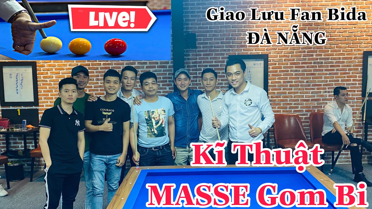 HLV Thịnh Kent chia sẻ kĩ thuật MASSE gom bi với anh em bida Đà Nẵng-8MILE Club