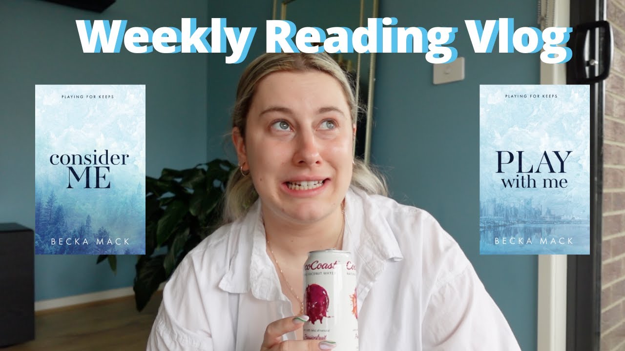 WEEKLY READING VLOG | reading popular hockey romance