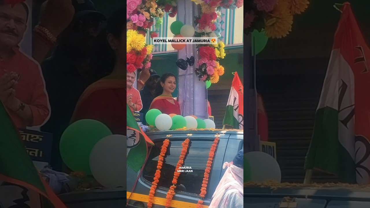 Koyel Mallick At Jamuria 😍 Amader Crash 😍 #koyelmallick #jamuria #viral #roadshow #viralshorts2026