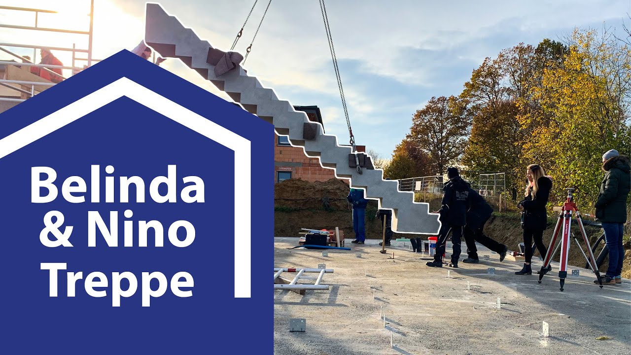 Die TREPPE ist da: Belinda Gold & Nino Kindermann bauen ein Haus – bau-welt.tv