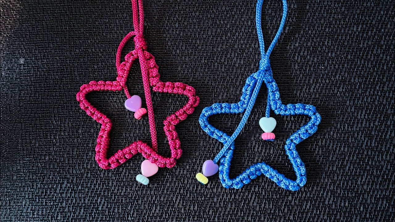 Easy StaR ✨️ With my DIY Star shaper tool #live #tutorial #craft #diy #macrame #paracord