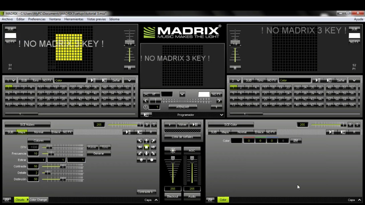 MADRIX CAPA Y MAPA