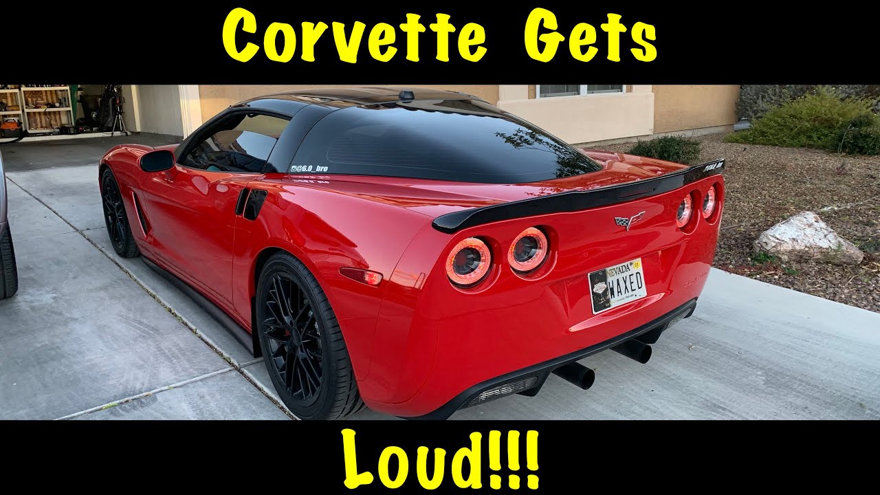 C6 Corvette Exhaust: muffler delete