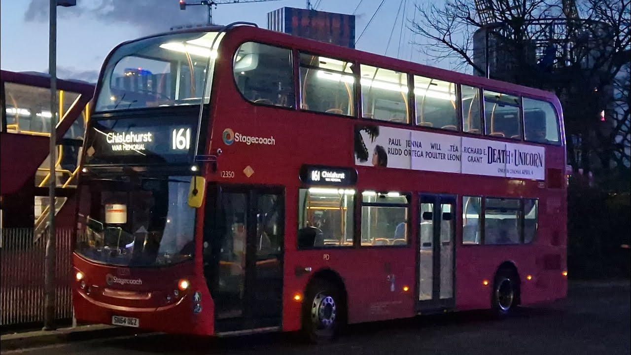 *Thrash* | Stagecoach London 12350 SN64OGZ Bus Route 161 | ADL Enviro 400 Hybrid Euro 6