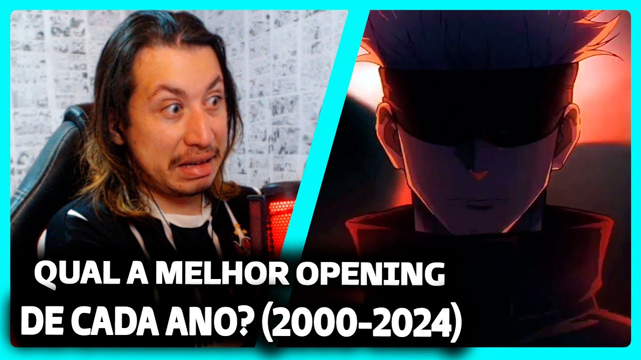 QUAL A MELHOR OPENING DE ANIME DE CADA ANO? (2000 até 2024)? | REACT DO MORENO com os mods