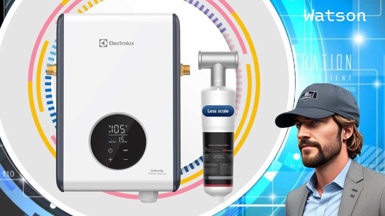 Electrolux 14kW Tankless Water Heater Electric with Wifi and Scale Inhibitor, 240V, Max 3.4 GPM