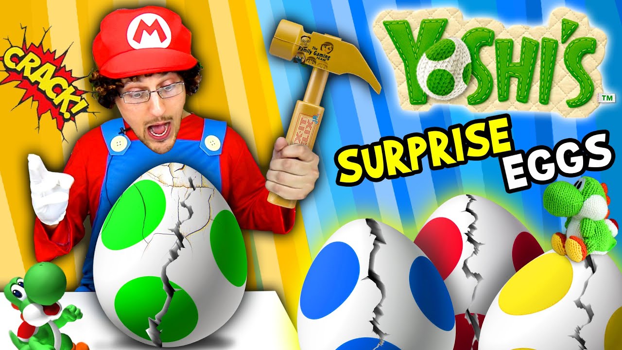 YOSHI'S SURPRISE EGGS! Trouble Maker Toys!!! (FGTEEV Skit / Unboxing)