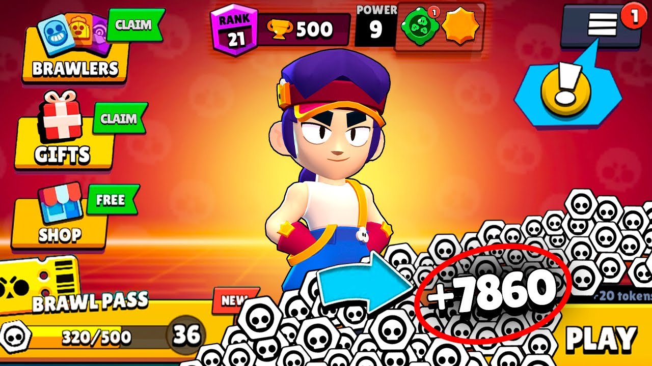 Complete 1000 TOKENS QUEST With FANG - Brawl Stars Quests #10
