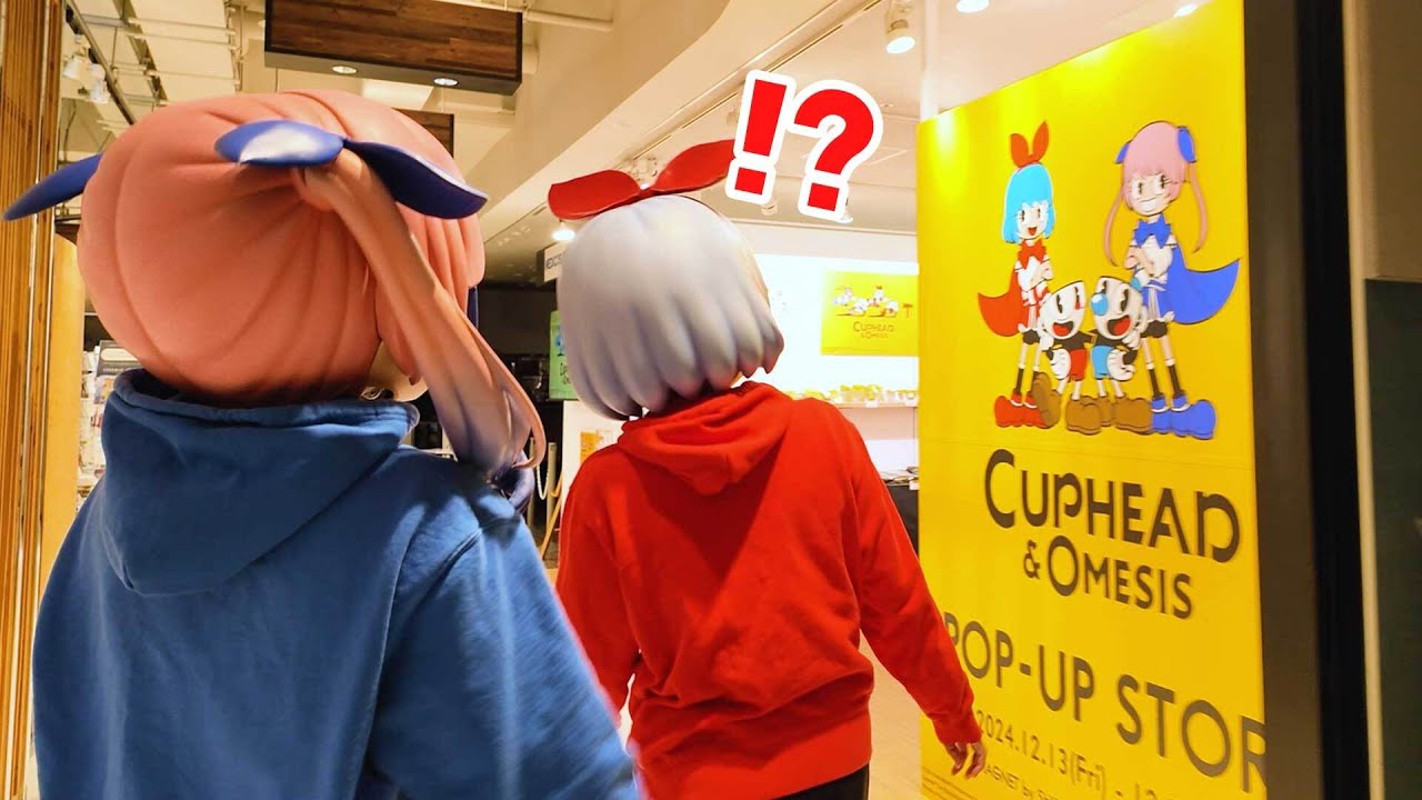 VTuber本人が営業中の自分のポップアップショップに行ってみた。