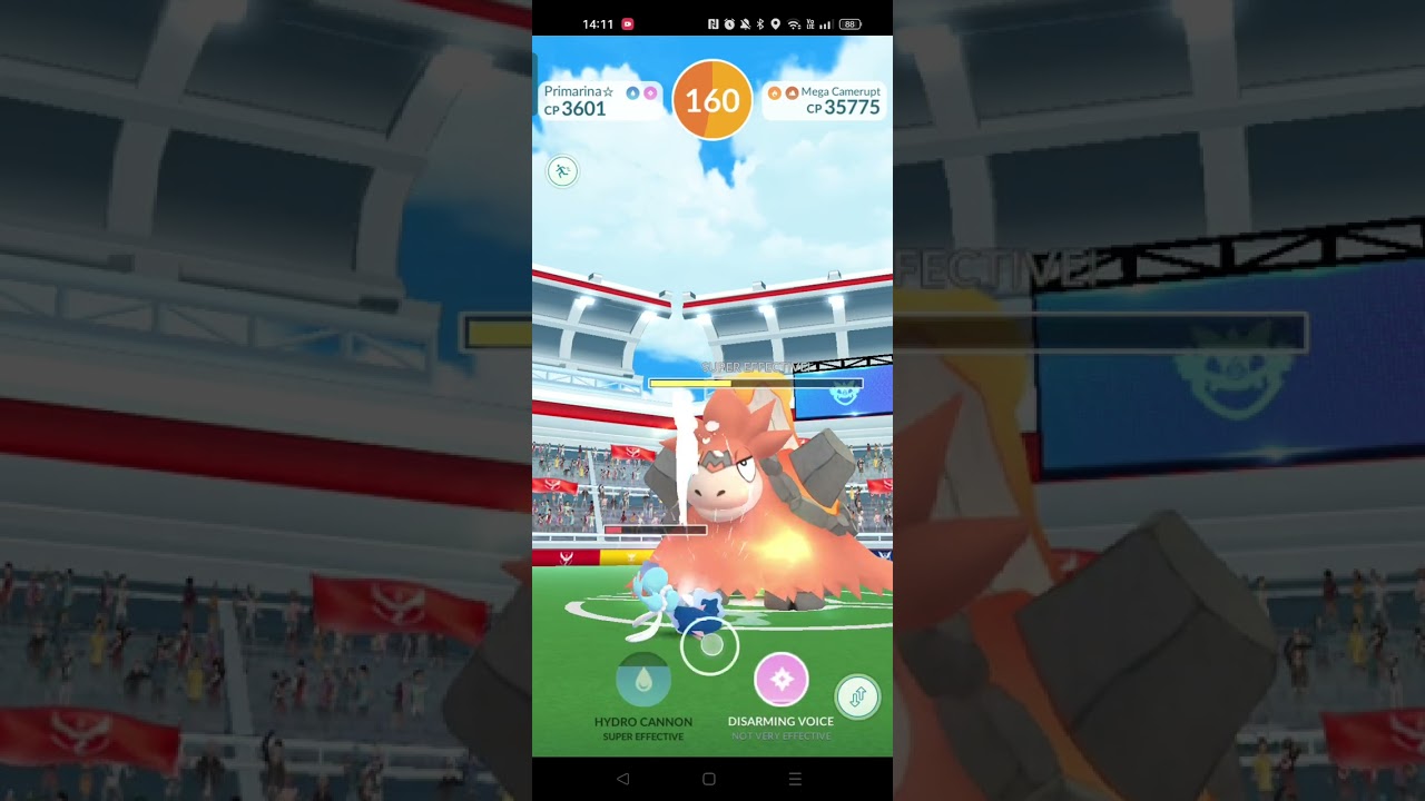 Mega Camerupt (RS/O) solo using 6 unique Community Day starters. No megas, shadows, rejoin or WB. 