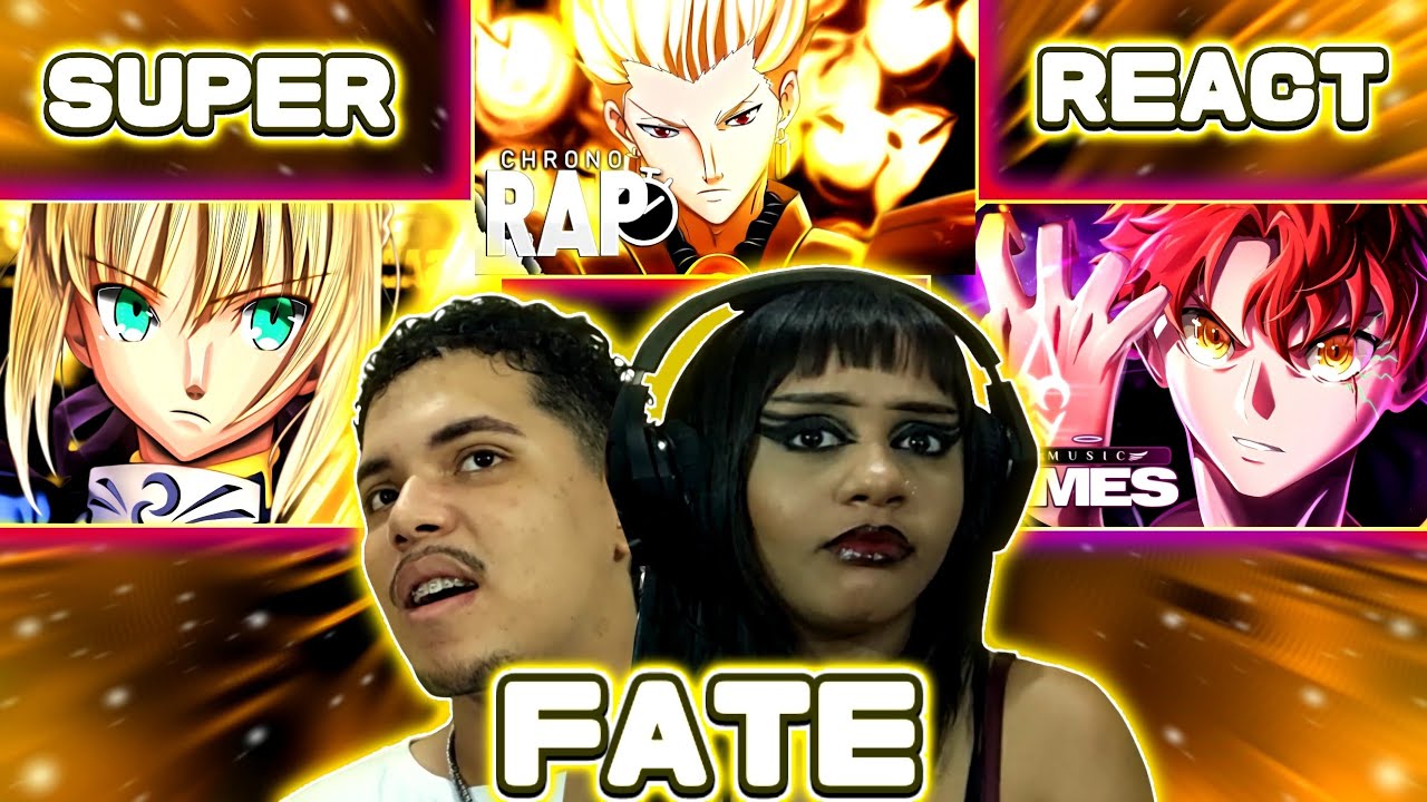 REACT em CASAL: Gilgamesh,Saber,Emiya Shirou (Fate) | ChronoRap,M4rkim,St James | [Yoru e Asa React]