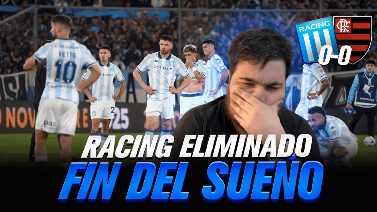 RACING EMPATÓ CON FLAMENGO Y QUEDÓ ELIMINADO DE LA COPA LIBERTADORES - CAMBESES, FIGURA -