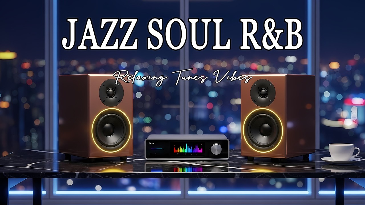 Neon Soundwaves 🌆 Smooth Jazz & Soulful R&B Beats for Relaxed Focus & City Night Rhythms 🎧