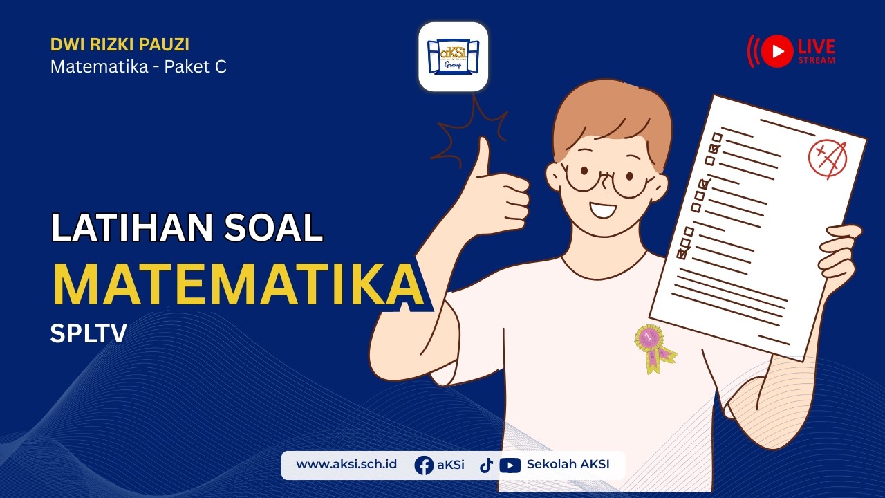 🔴PAKET C (21/02) MATEMATIKA - LATIHAN SOAL: SPLTV