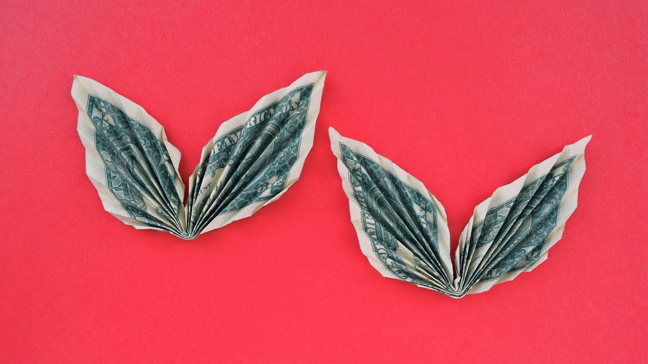 My TWO MONEY LEAVES | Idea for Graduation Lei | Dollar Origami | Tutorial DIY by NProkuda