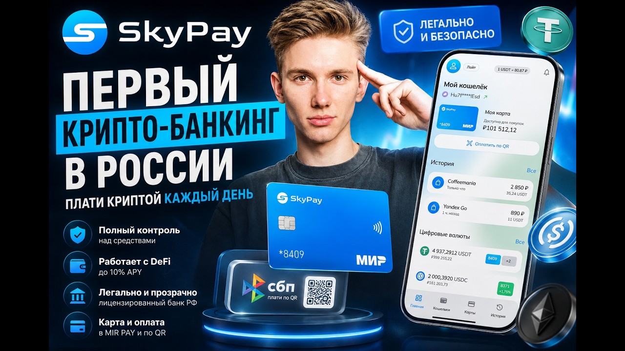 💳 SkyPay | Pay for purchases with crypto via QR code