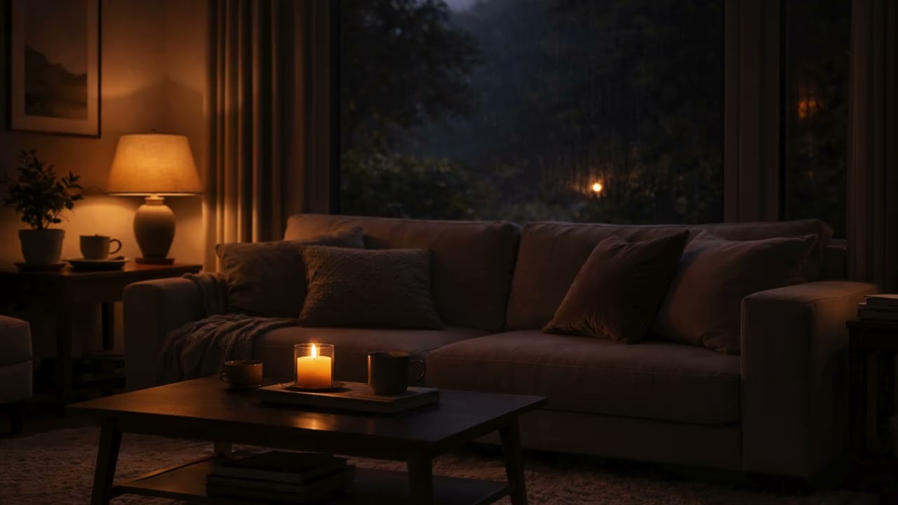 Safe Home 🌙 #2 | Cozy Candlelight for a Calm, Safe Night (1 Hour)