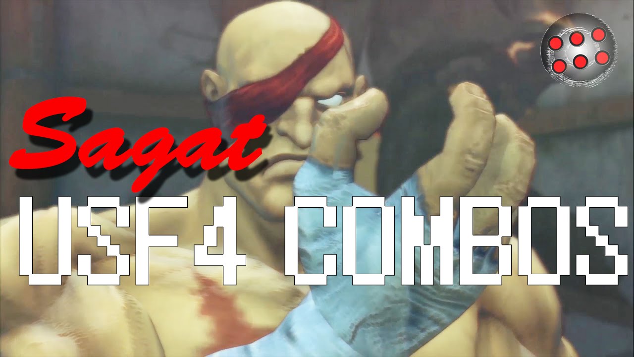 【USF4】[ サガット(Sagat) ] コンボ(Combo)