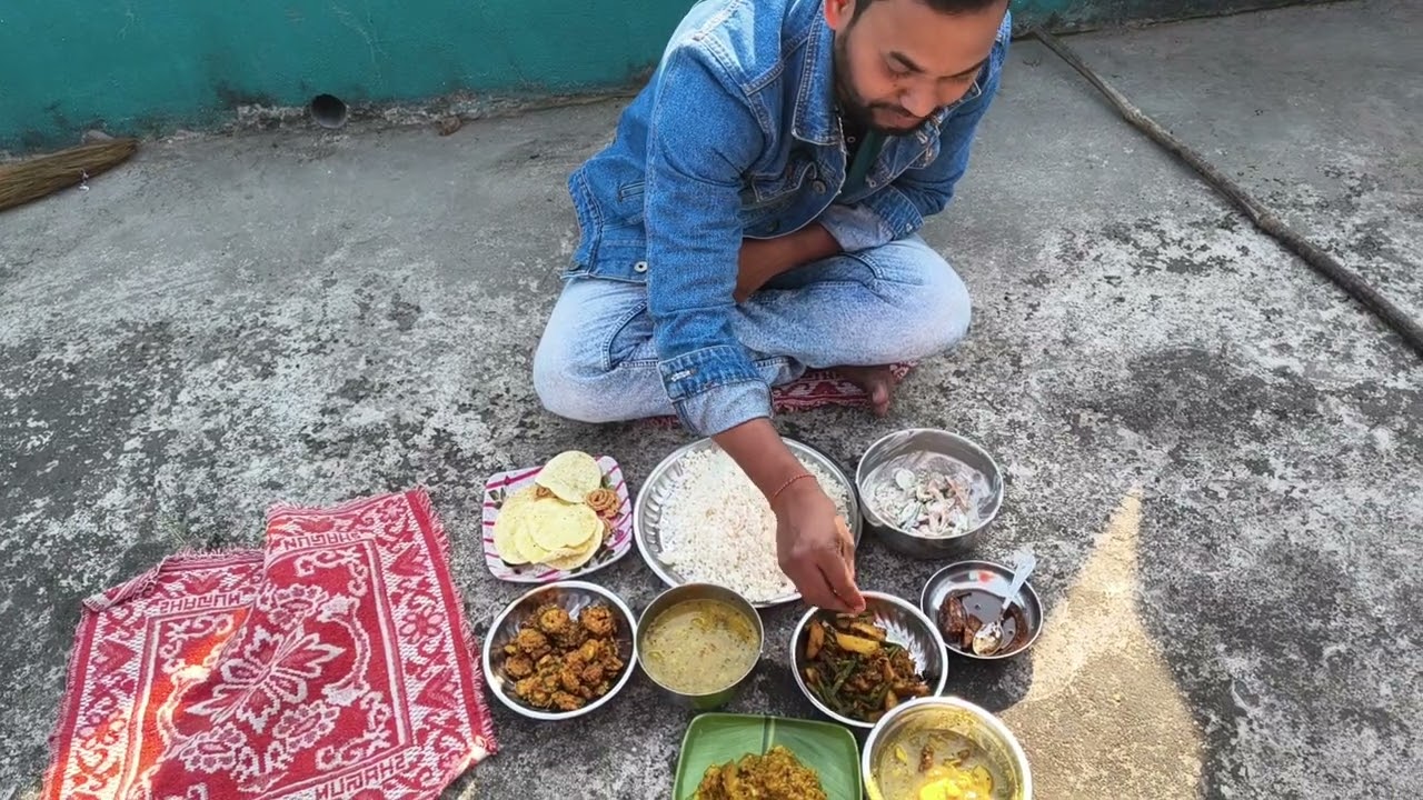Authentic odia food pura Desi khadya